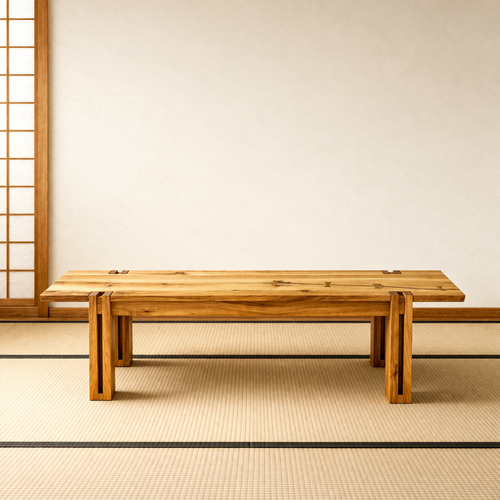 Doku Masif Meşe Bench
