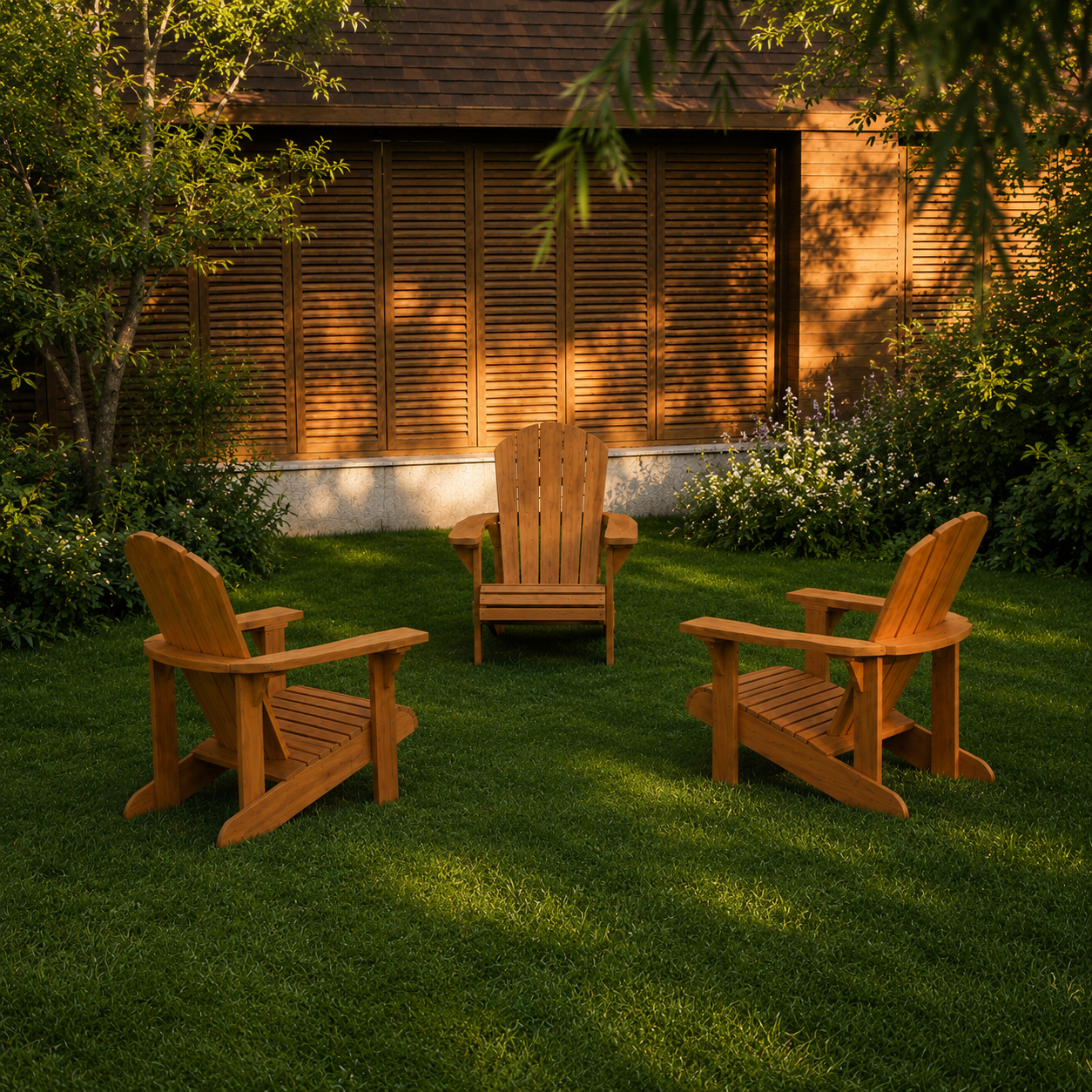 İroko Adirondack Sandalye