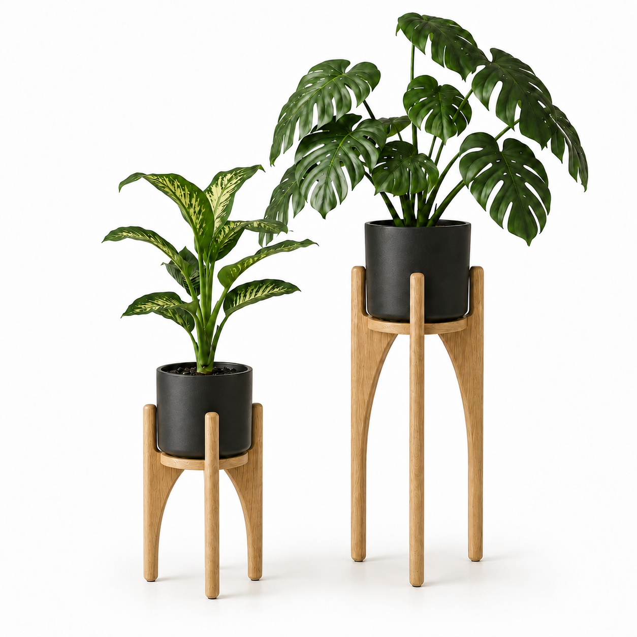 Filiz Ahşap Saksı Standı